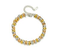 Matériaux pratiques en acier robuste mettant en valeur un charme vintage avec des perles colorées, style décontracté, usage quotidien
