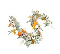 Matériaux Résistants À La Décoration Suspendue sur Le Thème De L'automne Idéal pour Les Ménages Sensibles Année Entière Utiliser Faux Automne Couronne Couronne Maison Decors