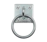 Matériel d'anneau d'attache pour cheval - Boucle d'arrimage murale carrée en fer, anneau d'attelage robuste, fixation stable pour une configuration d'entraînement sécurisée | Accessoires d'utilisation