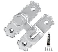 Matériel De Barre De Film De Porte Coulissante | Barre De Sécurité De Porte | Forage - Serrure De Porte | Écollette En Métal Pour Chambre Pour Balcon Cuisine Dans La Cuisine Écolière Dormitory