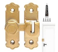 Matériel De Barre De Film De Porte Coulissante | Barre De Sécurité De Porte | Forage - Serrure De Porte | Écollette En Métal Pour Chambre Pour Balcon Cuisine Dans La Cuisine Écolière Dormitory