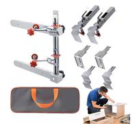 Matériel de cabinet - Outil Jig - Guide de forage d'armoire - Poignée de cabinet JIG - Matériel de cabinet - Outil jig - Poignée de cabinet pour portes et tiroirs - Kit d'installation pour portes et