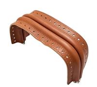 Matériel de cadre de à main pour les projets de | Fermoir de bouche de à main en cuir PU avec ouverture arquée et détails de trous latéraux