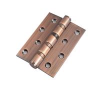 Matériel de charnières résidentielles robustes Charnière pivotante silencieuse en acier inoxydable, épaisse et robuste, for porte de toilette intérieure(Red bronze)