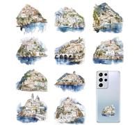 Matériel de décoration sur le thème de la cabine - 20 feuilles de papier de collection quatre saisons pour journal intime, scrapbooking, album de projets d'artisanat | Ensemble de papeterie DIY pour