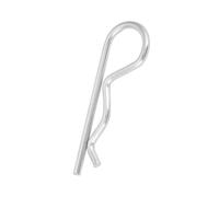 Matériel de Fixation, 10 Pièces/Ensemble Goupille Fendue de Type B Clips de Goupille Fendue de Retenue Goupille Fendue à Ressort pour Support Hydraulique (4 * 75mm (10 pièces))