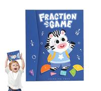 Matériel de Manipulation des Fractions | Jeux Éducatifs de Manipulation Mathématique - Ensemble Magnétique De Fractions Pour Mathématiques | pour Enseignement à l'École Primaire et à la Maison