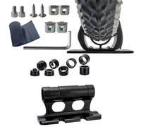 Matériel de montage sur cadre arrière, pièces de montage pour porte-bagages, accessoires avec conception polyvalente, fixation pour porte-bagages, parfait pour les amateurs de cyclisme sur porte-bagag