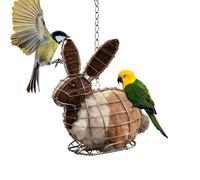 Matériel De Nid De Colibri | Abri Résistant Aux Intempéries Pour La Décoration De Jardin - Porte-Nid D'Oiseau - Pour Moineau Seins Rouges Chanteurs Extérieur Jardin Terrasse Verger Printemps Hiver