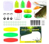 Matériel de Pêche - Accessoires de Montage - Kit de Jig pour la Pêche - pour pêche en mer, lac, rivière, étang, Surf, Camping, Silure, Bar, crapet, Truite