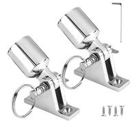 Matériel de pont de bateau, charnière de pont | 2 paires matériel supérieur de bateau avec broche à libération rapide,Raccords de parasol de yachts lourds, attachement auvent ensemble pour l'extérieur