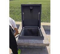 Matériel de trappe d'accès de toit avec vis, couvertures d'étanchéité pour portes, porte d'accès au plafond, construction en acier galvanisé