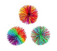 Matériel d'entraînement pompons en silicone Softee (x3) Multicolore 6,5 cm