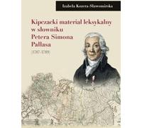 Matériel lexical kipchat dans le dictionnaire de Peter Simon Pallas (1787-1789)