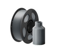 Matériel multicolore de consommables en caoutchouc plastique du filament 1.75mm 1kg/Roll d'imprimante PLA for FDM(1KG Texture Grey)