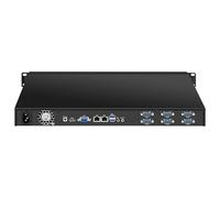 Matériel pare-feu, OPNsense, VPN, appareil de sécurité réseau, routeur PC, AES-NI, ordinateur industriel 1U Intel i5 6200U, 2 x Gigabit LAN/6xCOM/USB3.0, SSD 16 Go 256 Go