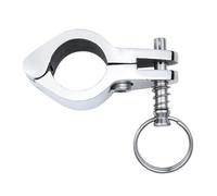 Matériel pour auvent de bateau, support de guidage à glissière pour bimini supérieur - La pince à mâchoire Bimini coule articulé - Support latéral sur le pont en acier inoxydable 316, sur