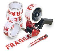 Matériel Pour Expédier Des Colis - Dévidoir - Cutter - 6 Rouleaux Adhésif Fragile