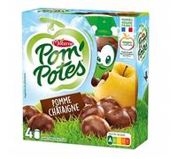 Materne Compote à la pomme et à la châtaigne - Les 4 gourdes de 90g