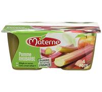 Materne Compotes pomme rhubarbe