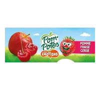 Materne Pom Potes Pomme Fraise Cerise 4x90g