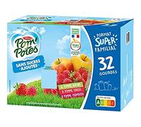 Materne Pom Potes sans Sucre Ajouté, 32 x 90g