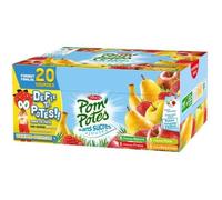 MATERNE Pom'Potes Multivariétés - Sans sucres ajoutés - 20 x 90 g