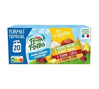 MATERNE - Pom'Potes Sans Sucres Ajoutes Multivarietes 1800G - Lot De 3 - Vendu Par Lot