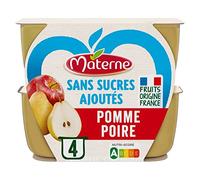 MATERNE - Sans Sucre Ajoutés Pomme Poire 400G - Lot De 4 - Vendu Par Lot