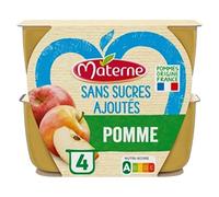 Materne Spécialité de pomme sans sucres ajoutés - Les 4 pots de 100g