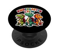 Maternelle Crew Dinosaur Lover T-Rex Dino Back to School PopSockets PopGrip Adhésif