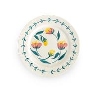Mateus Assiette plate Flowers tulips Ø28 cm Blanc