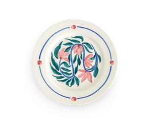 Mateus Assiette plate Flowers water lilies Ø28 cm Blanc