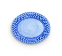 Mateus Plat ovale Bubbles 20 cm Bleu clair