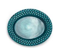 Mateus Plat ovale Bubbles 20 cm Océan