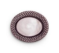 Mateus Plat ovale Bubbles 20 cm Prune
