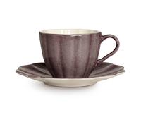 Mateus Tasse et soucoupe Oyster 25 cl Prune