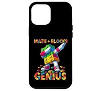 Math Blocks Genius Funny Blocks Bricks Lovers Master Builder Coque pour iPhone 12 Pro Max