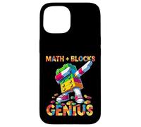 Math Blocks Genius Funny Blocks Bricks Lovers Master Builder Coque pour iPhone 15