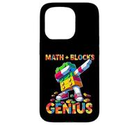 Math Blocks Genius Funny Blocks Bricks Lovers Master Builder Coque pour iPhone 15 Pro