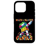 Math Blocks Genius Funny Blocks Bricks Lovers Master Builder Coque pour iPhone 16 Pro