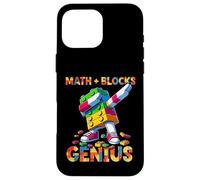 Math Blocks Genius Funny Blocks Bricks Lovers Master Builder Coque pour iPhone 16 Pro Max