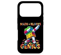 Math Blocks Genius Funny Blocks Bricks Lovers Master Builder Coque pour iPhone 17 Pro