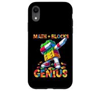 Math Blocks Genius Funny Blocks Bricks Lovers Master Builder Coque pour iPhone XR