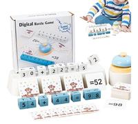 Math Blocks Jouets éducatifs interactifs pour Apprendre à Compter | Jeux mathématiques de Multiplication et de Division, pour à la Maison, en Classe préscolaire, à la Maison, Noël