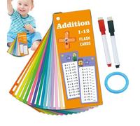 Math Cards - Learning for Kids,Addition Flash Cards, 14X Numbers Game at School Home Environmentally Friendly Material