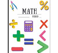 Math Composition Notebook (80 Pages)