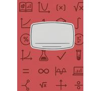 Math Composition Notebook: Math Red Themed Notebook for School and Work