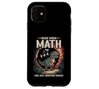 Math Dino Math Professeur d'algèbre Dinosaure Mathématiques Coque pour iPhone 11
