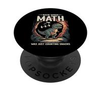 Math Dino Math Professeur d'algèbre Dinosaure Mathématiques PopSockets PopGrip Adhésif